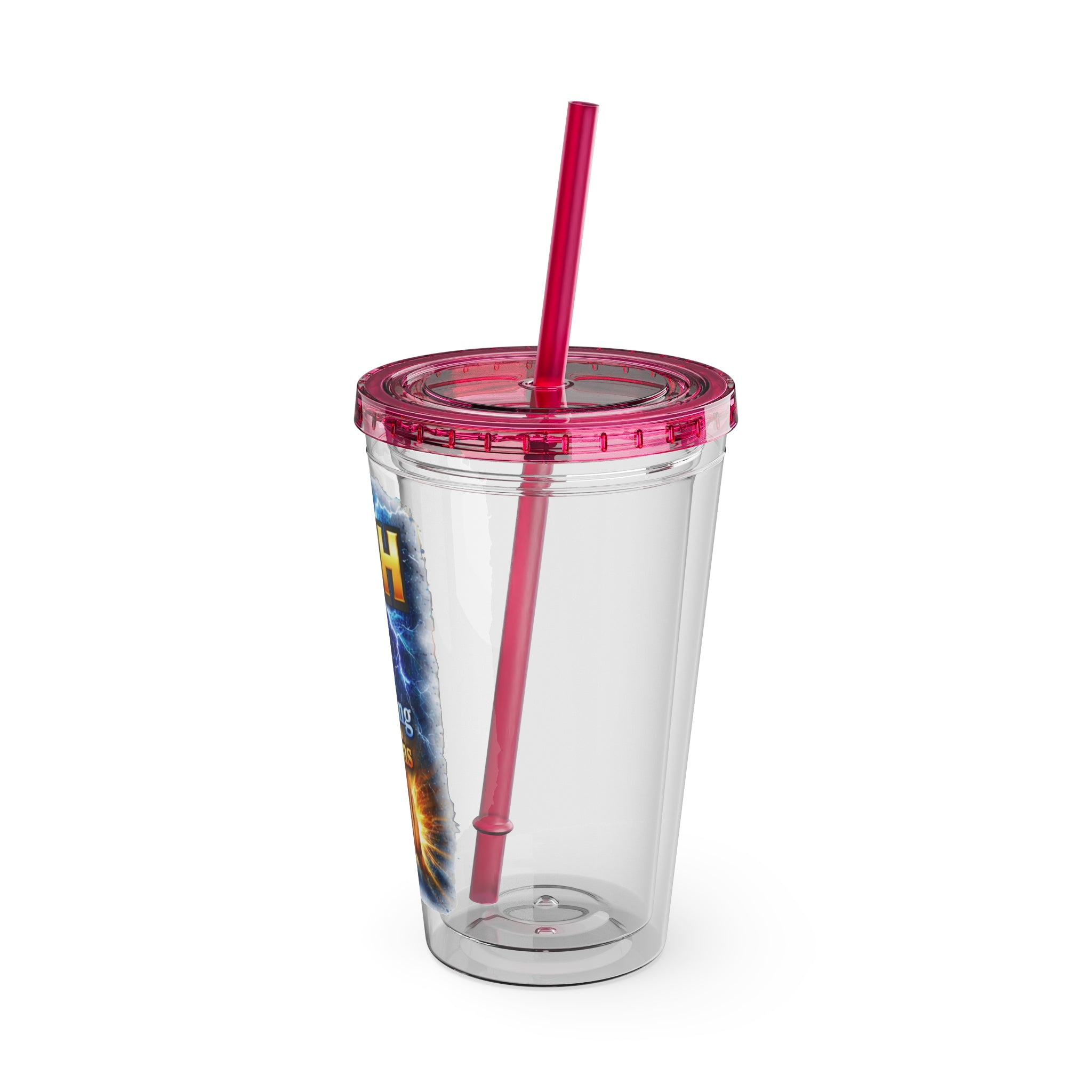 Push Pray Until Something Happens 16ozTumbler — Hands