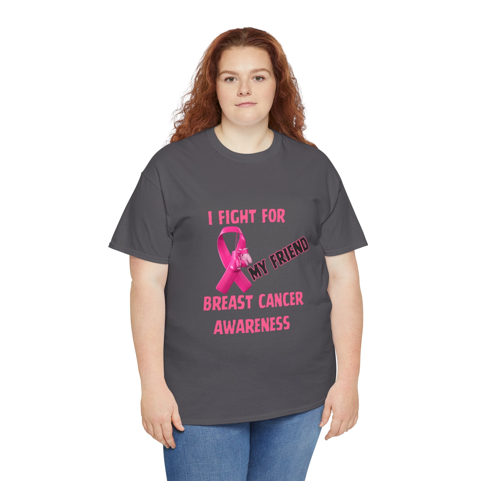 I Fight For My Friend Pink Ribbon Shirt