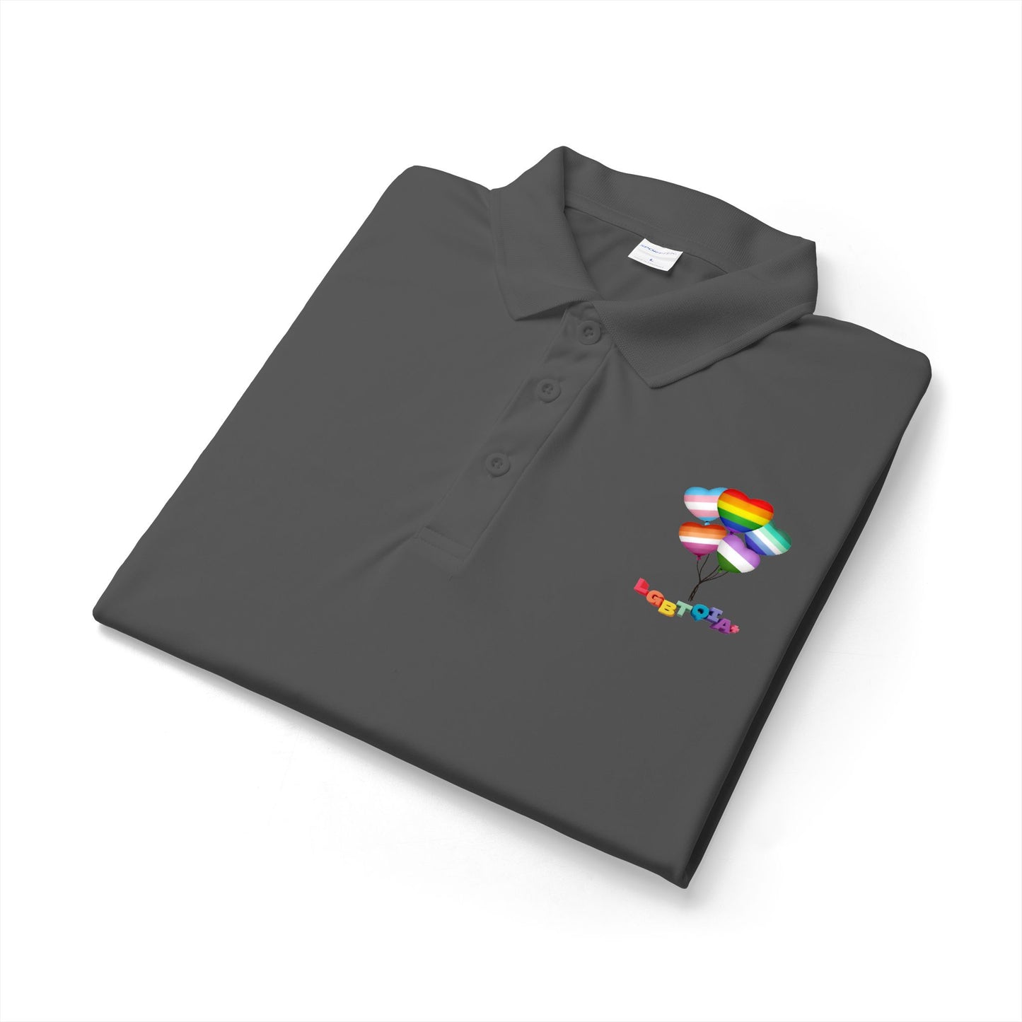 Rainbow Heart Balloons Polo
