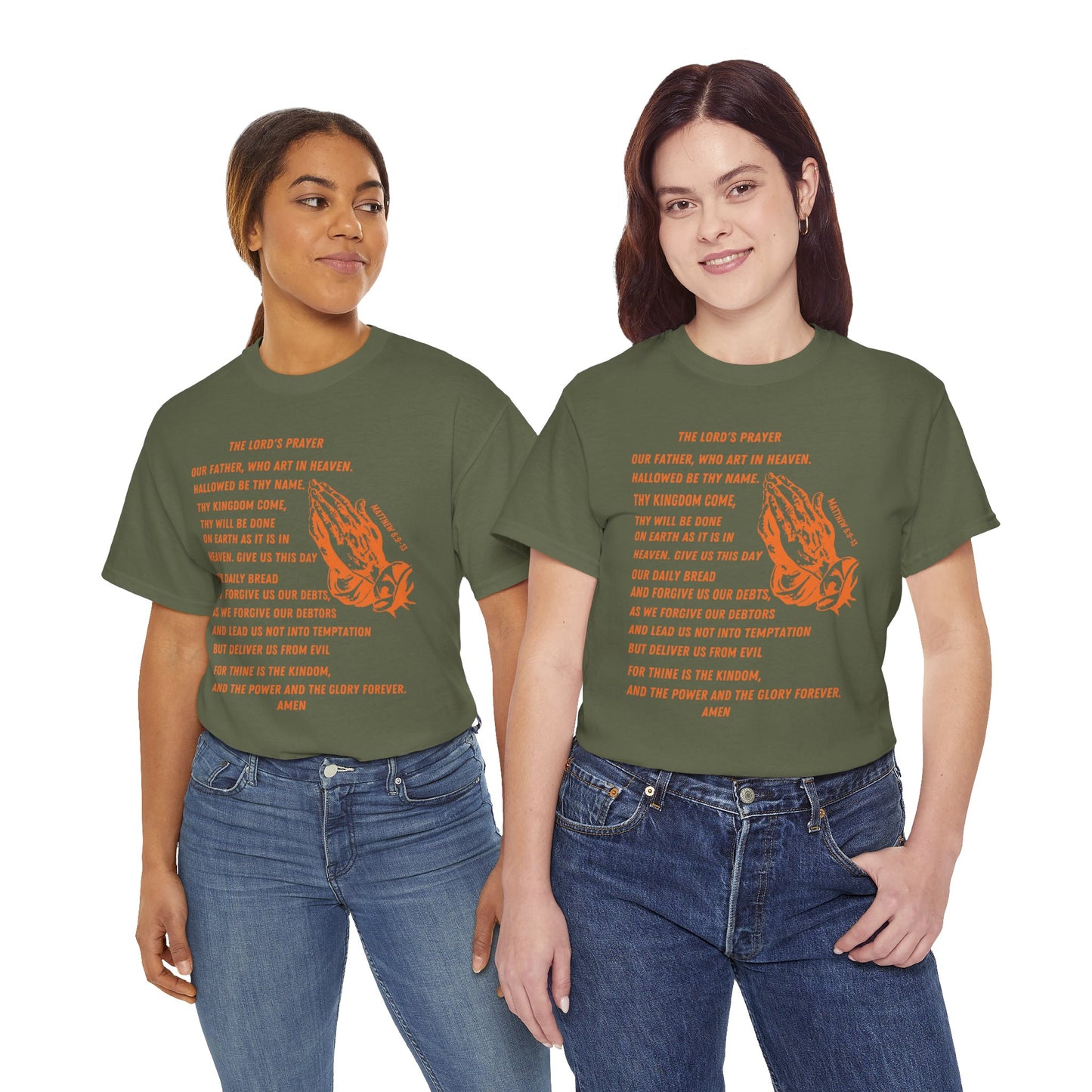 The Lord’s Prayer T-Shirt - Orange