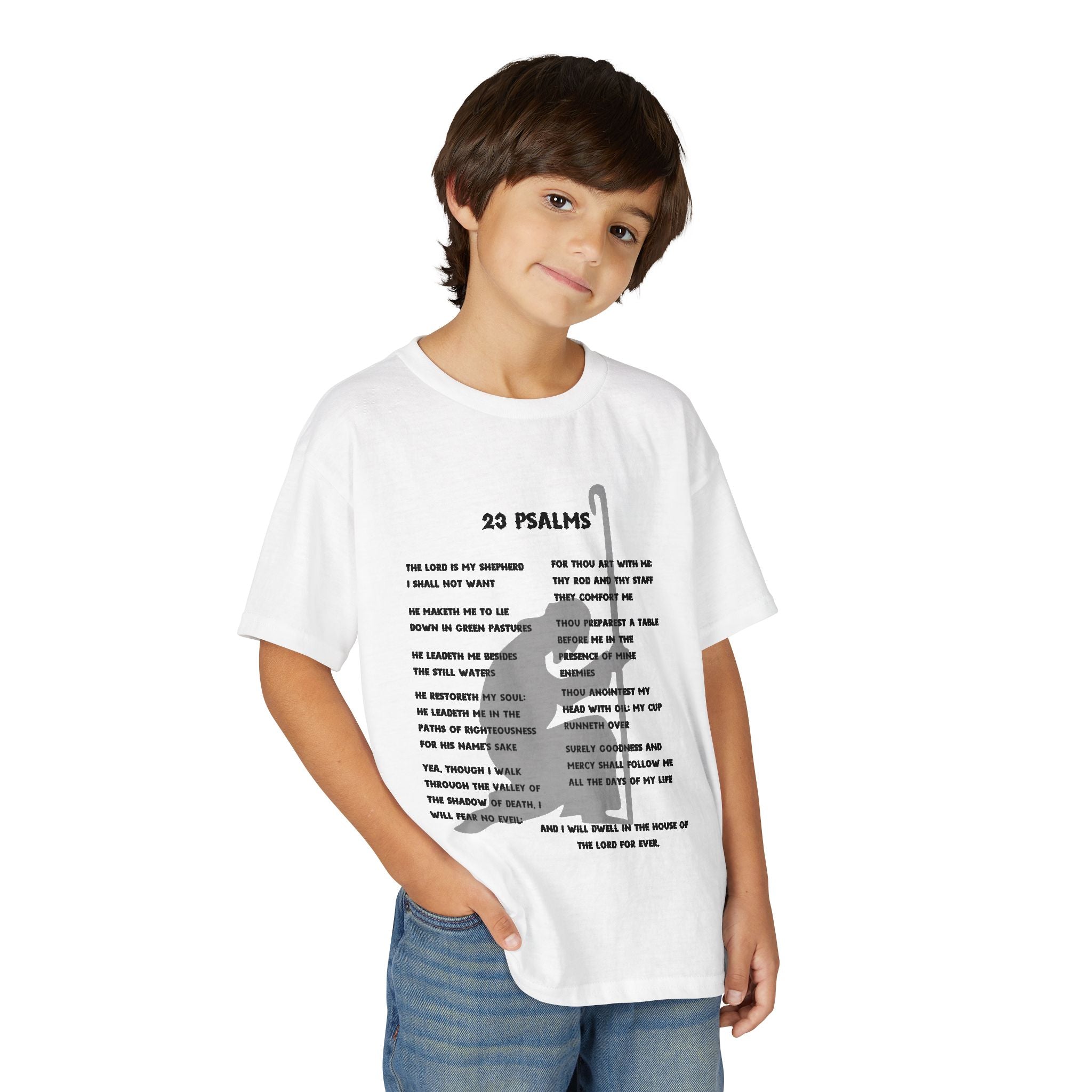 23 Psalms Youth T-shirt - Black