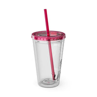 "The Righteous Are Bold as a Lion" 16oz Inspirational Tumbler with Straw