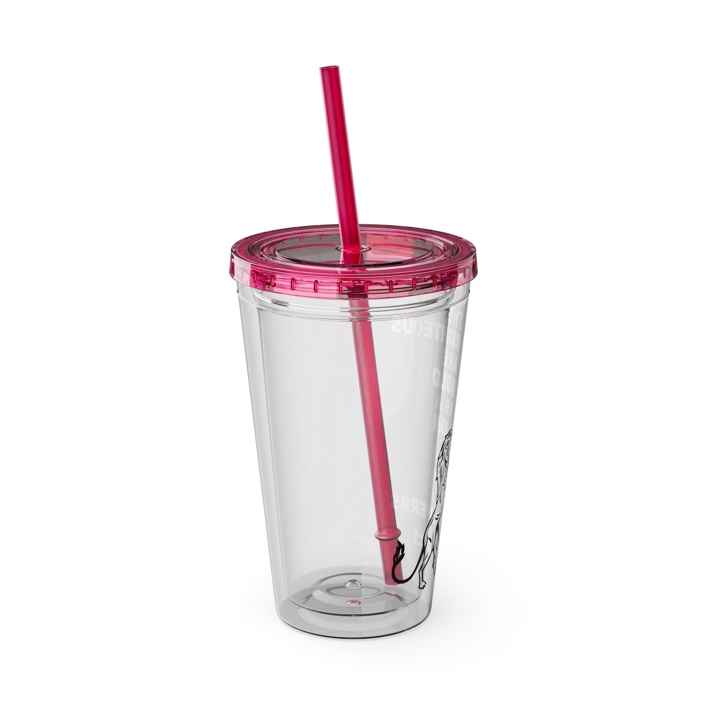 "The Righteous Are Bold as a Lion" 16oz Inspirational Tumbler with Straw