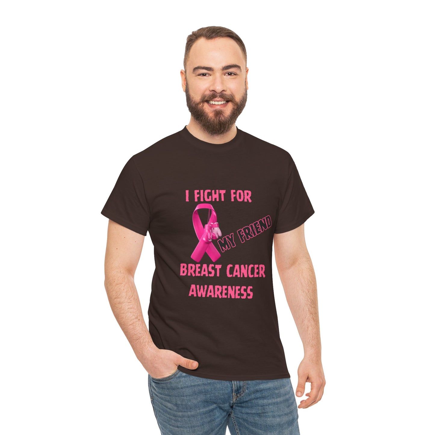 I Fight For My Friend Pink Ribbon Shirt