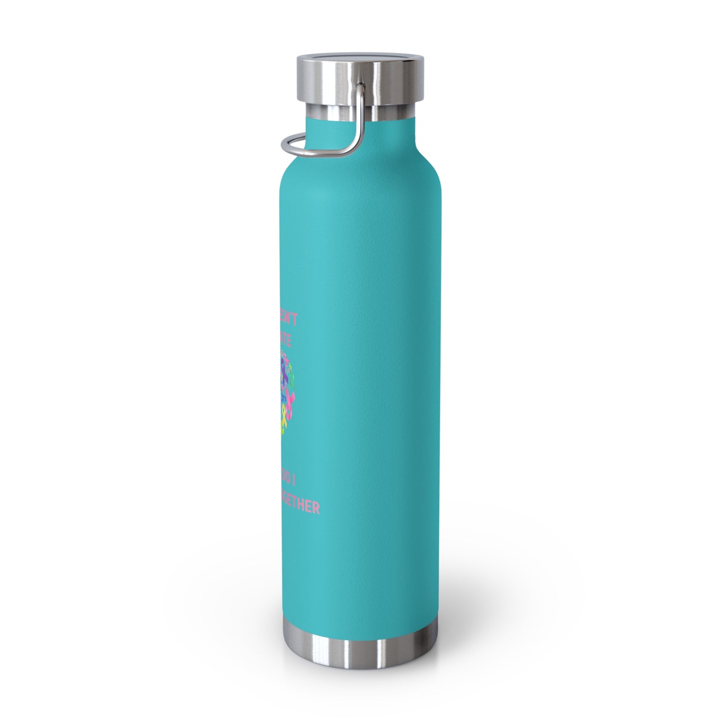 Cancer Doesn't Discriminate 22oz Insulated Water Bottle