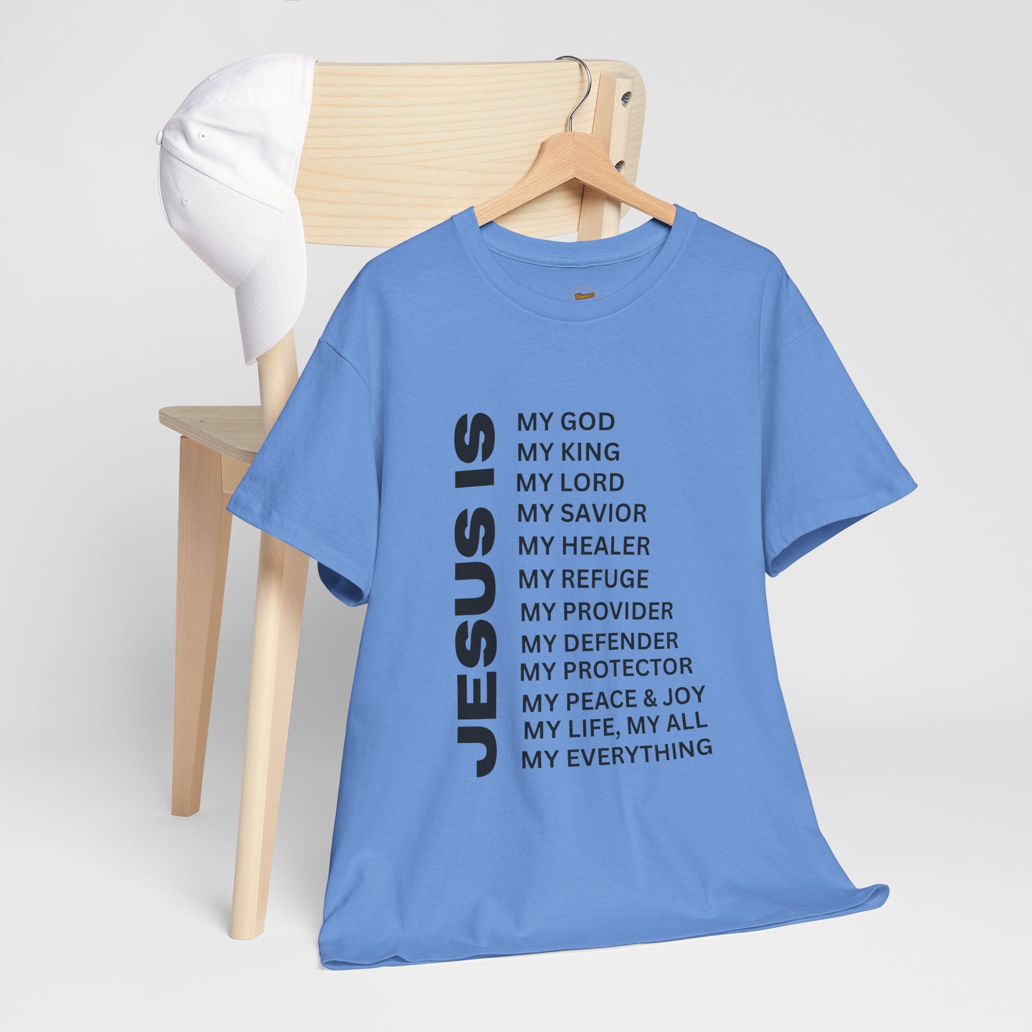 Christian JESUS IS T‑Shirt - Black