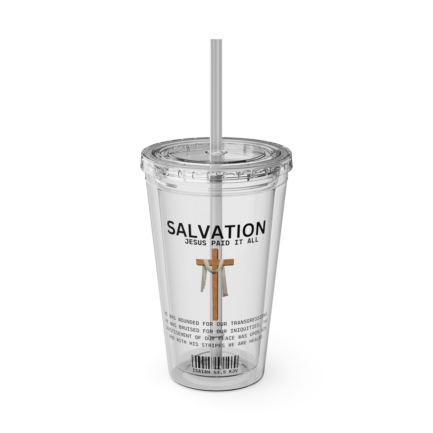 Salvation - Jesus Paid 16oz Tumbler with Straw
