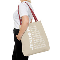 Christian JESUS IS Tote Bag - Sand