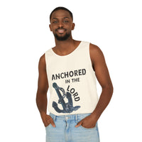Anchored in the Lord Tank Top - Black