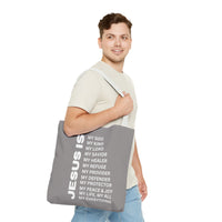 Christian JESUS IS Tote Bag - Grey