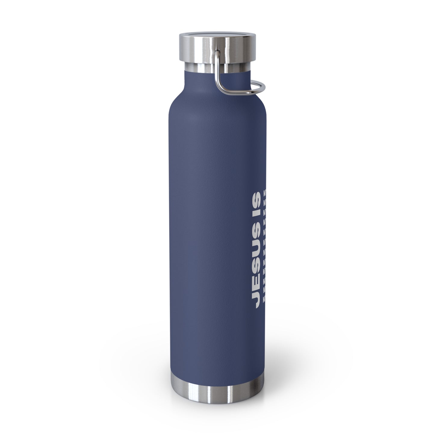 Christian JESUS IS 22oz Insulated Water Bottle - White