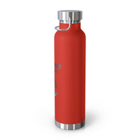"Anchored in the Lord" 22oz Insulated Water Bottle — Black