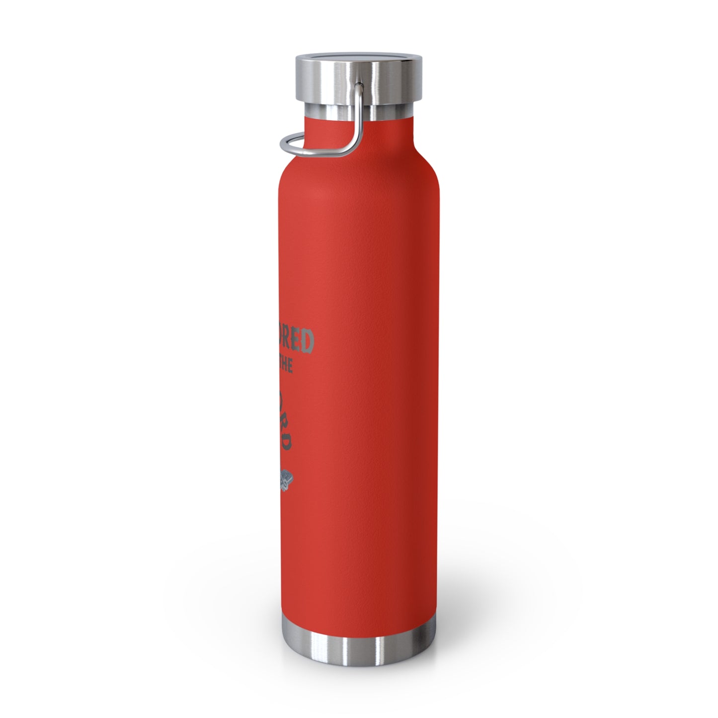 "Anchored in the Lord" 22oz Insulated Water Bottle — Black