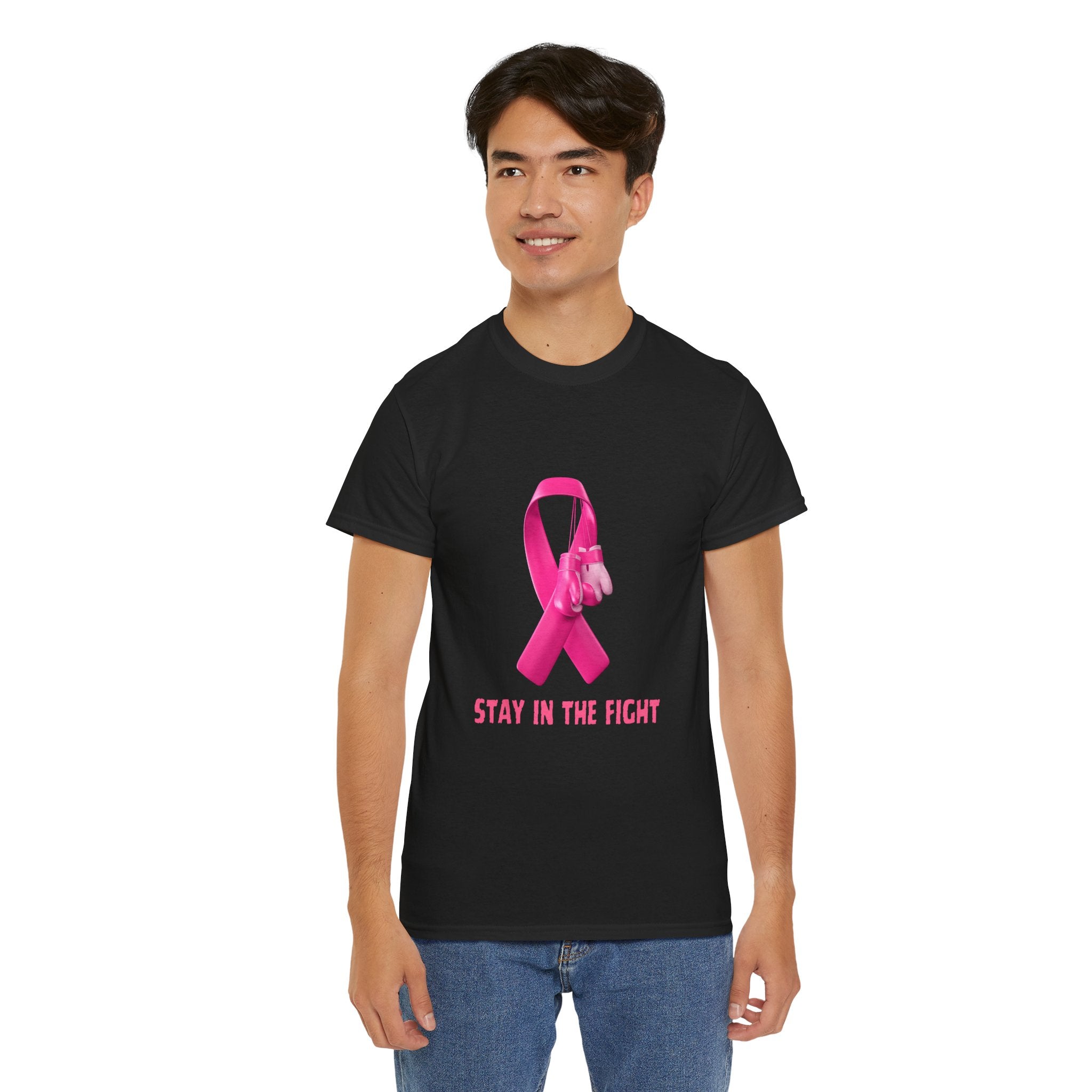 Stay in the Fight Pink Ribbon T-Shirt