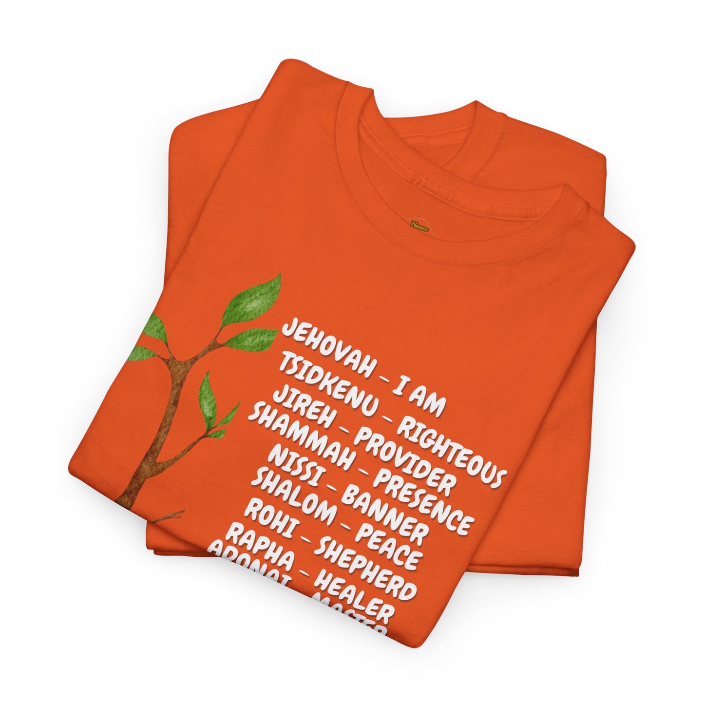 Characteristic Names of God T-Shirt - White
