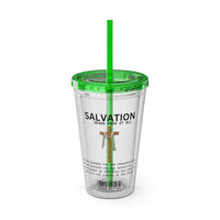 Salvation - Jesus Paid 16oz Tumbler with Straw