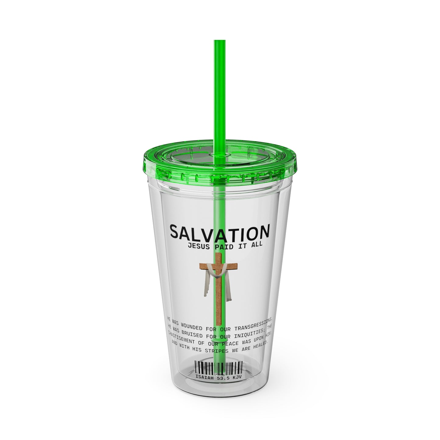 Salvation - Jesus Paid 16oz Tumbler with Straw