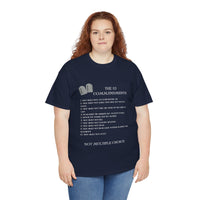 10 Commandments T-Shirt - White