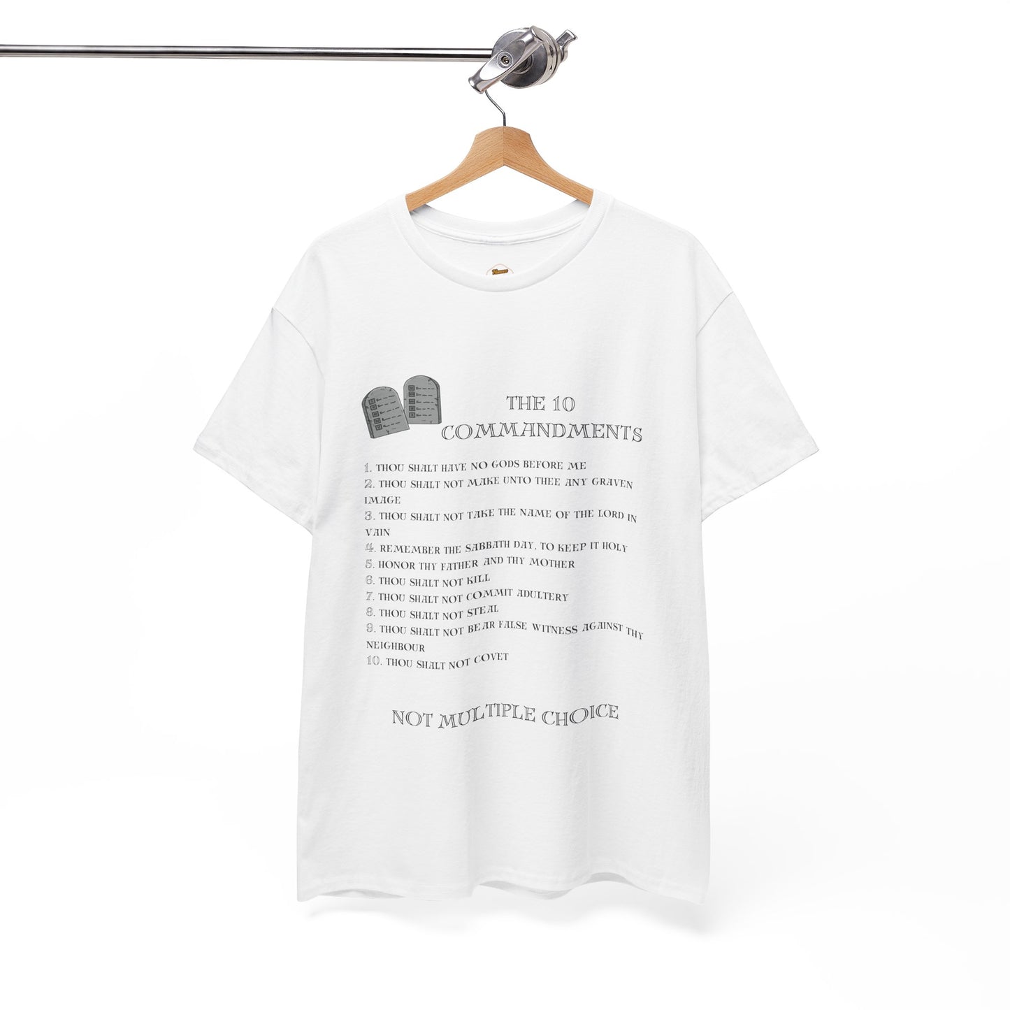 10 Commandments T-Shirt - Black