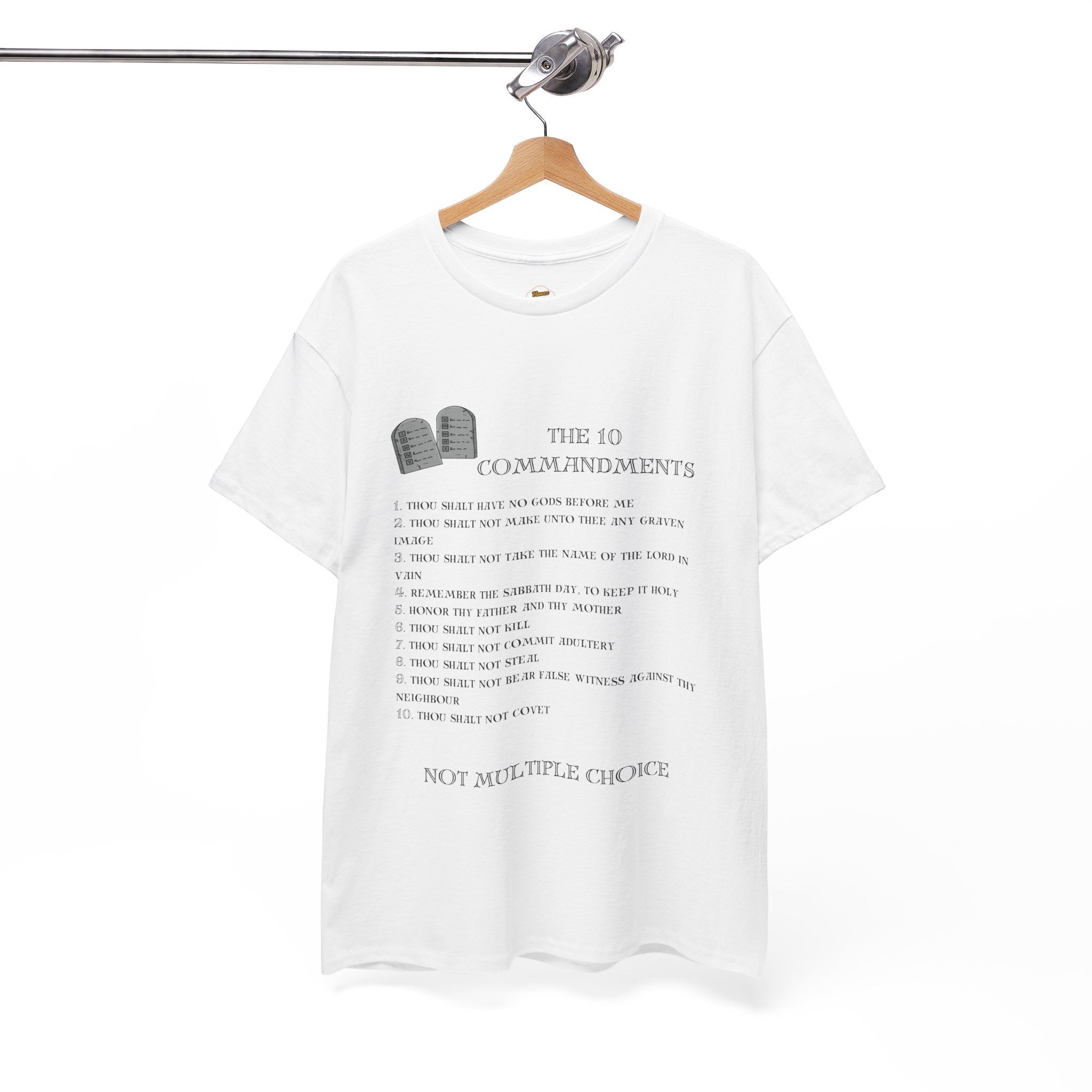 10 Commandments T-Shirt - Black
