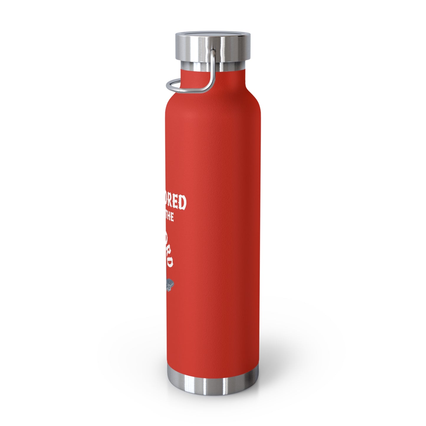 "Anchored in the Lord" 22oz Insulated Water Bottle — White