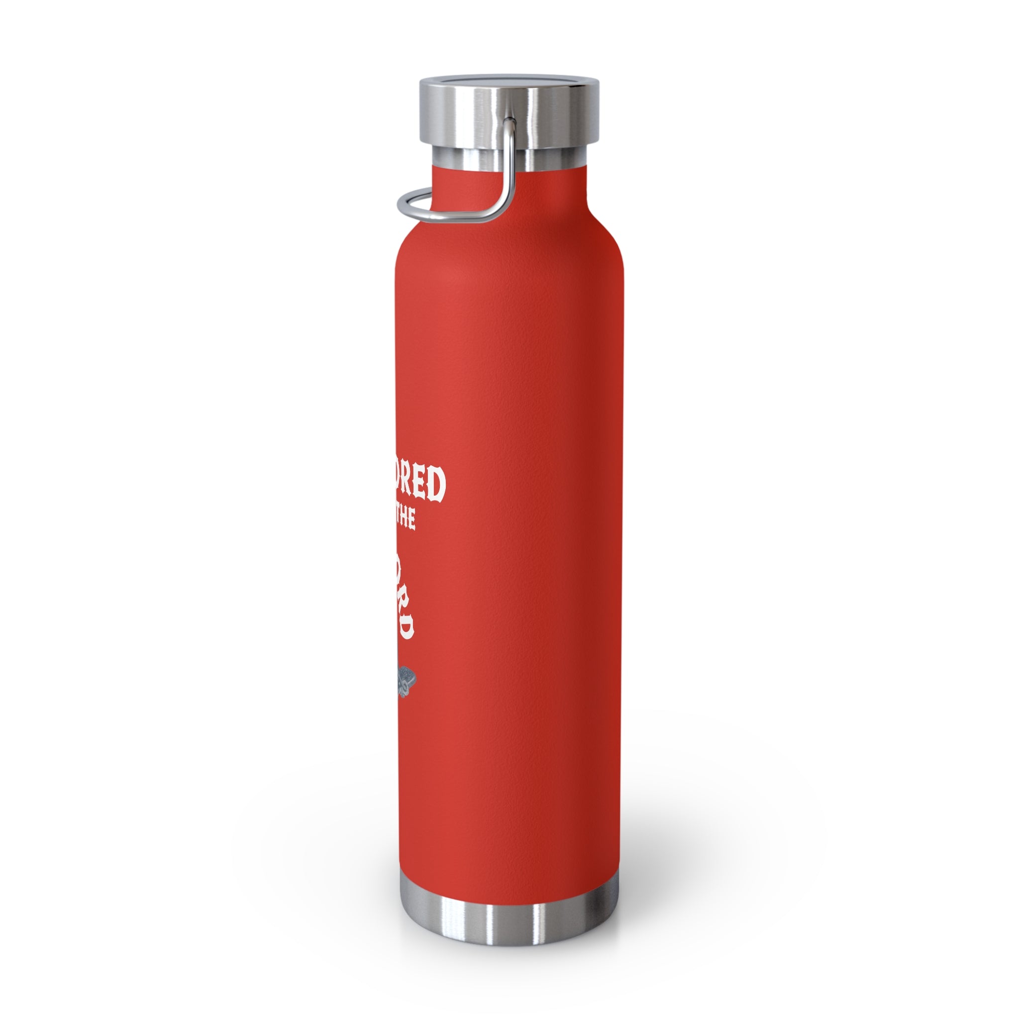 "Anchored in the Lord" 22oz Insulated Water Bottle — White