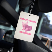 Breast Cancer Butterfly Awareness Car Air Freshener