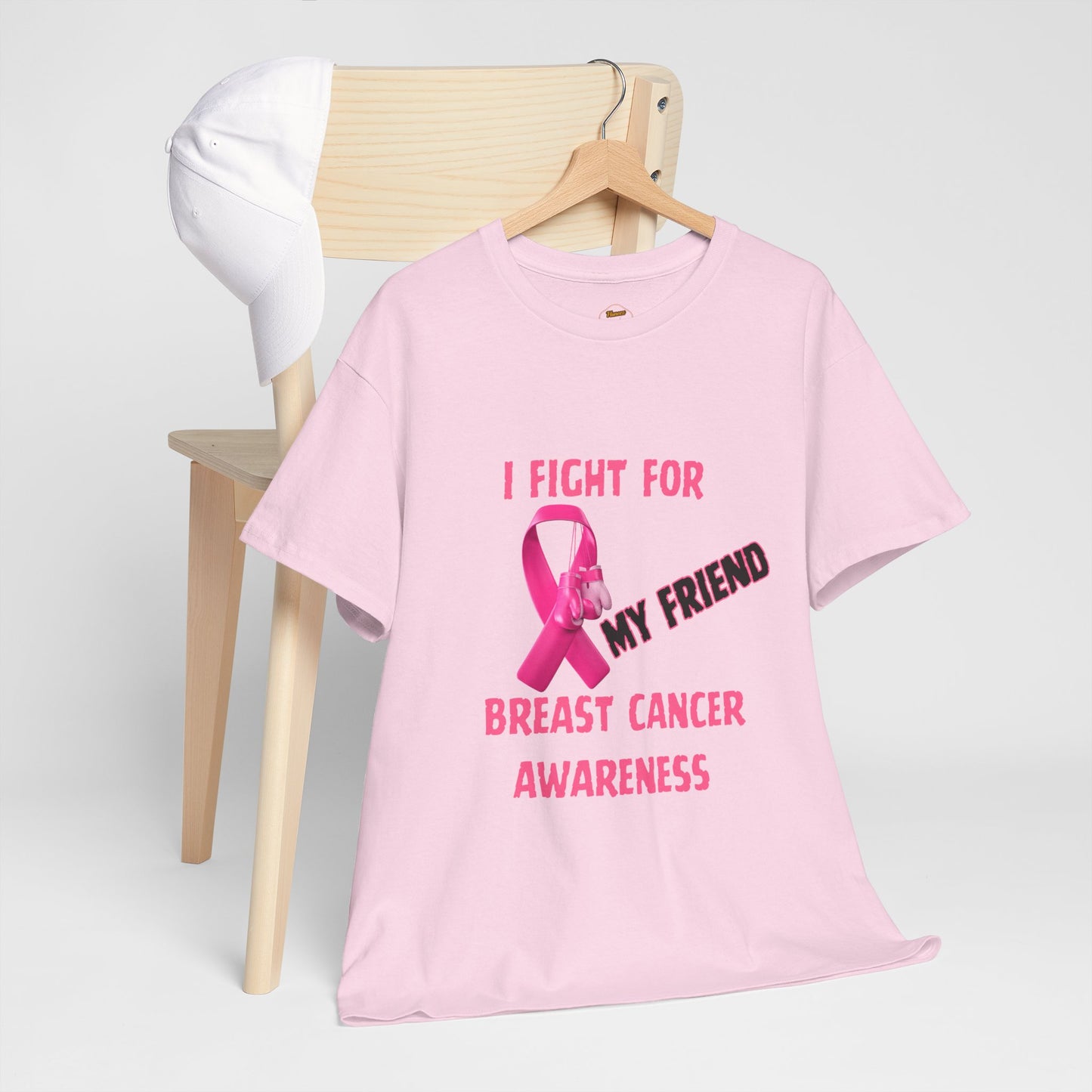 I Fight For My Friend Pink Ribbon Shirt