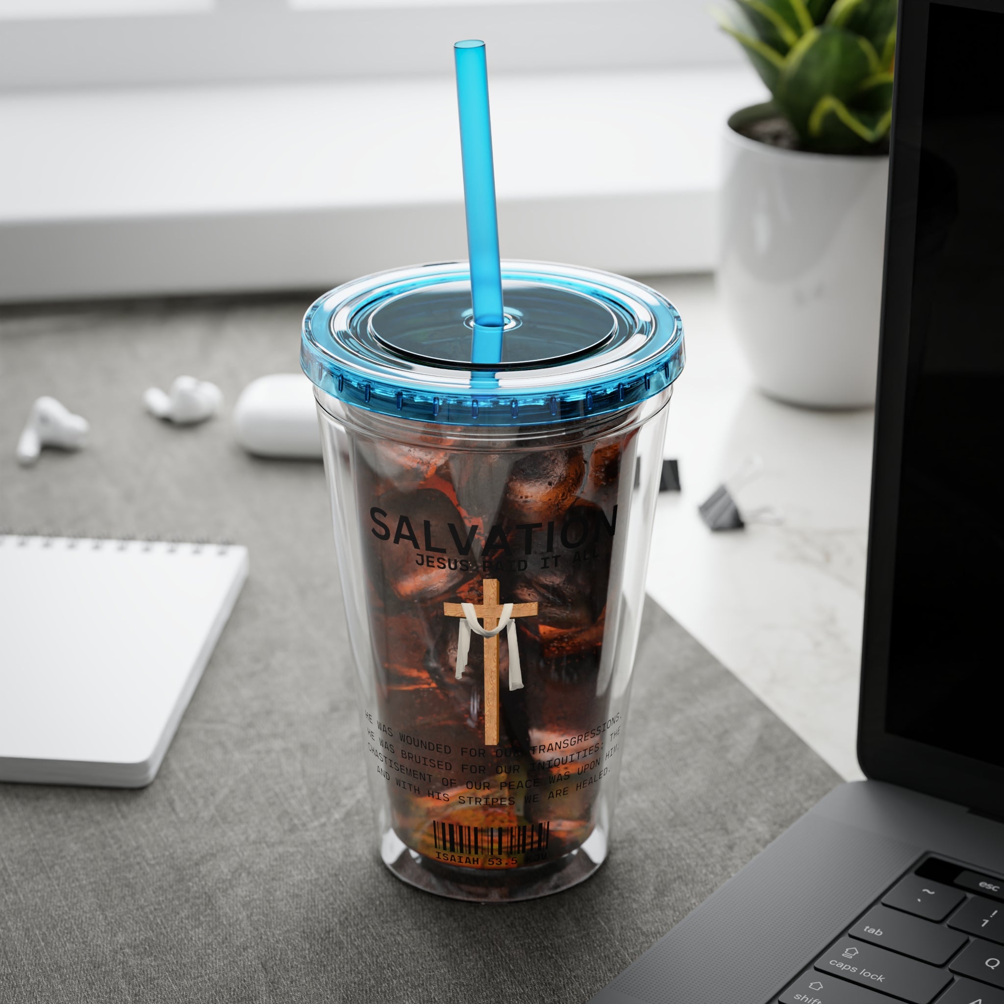 Salvation - Jesus Paid 16oz Tumbler with Straw