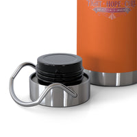 Together We Fight Pink Ribbon Butterfly Cancer 22oz Insulated Water Bottle