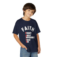 Forget About Impossible, Trust Him Youth Christian Tee