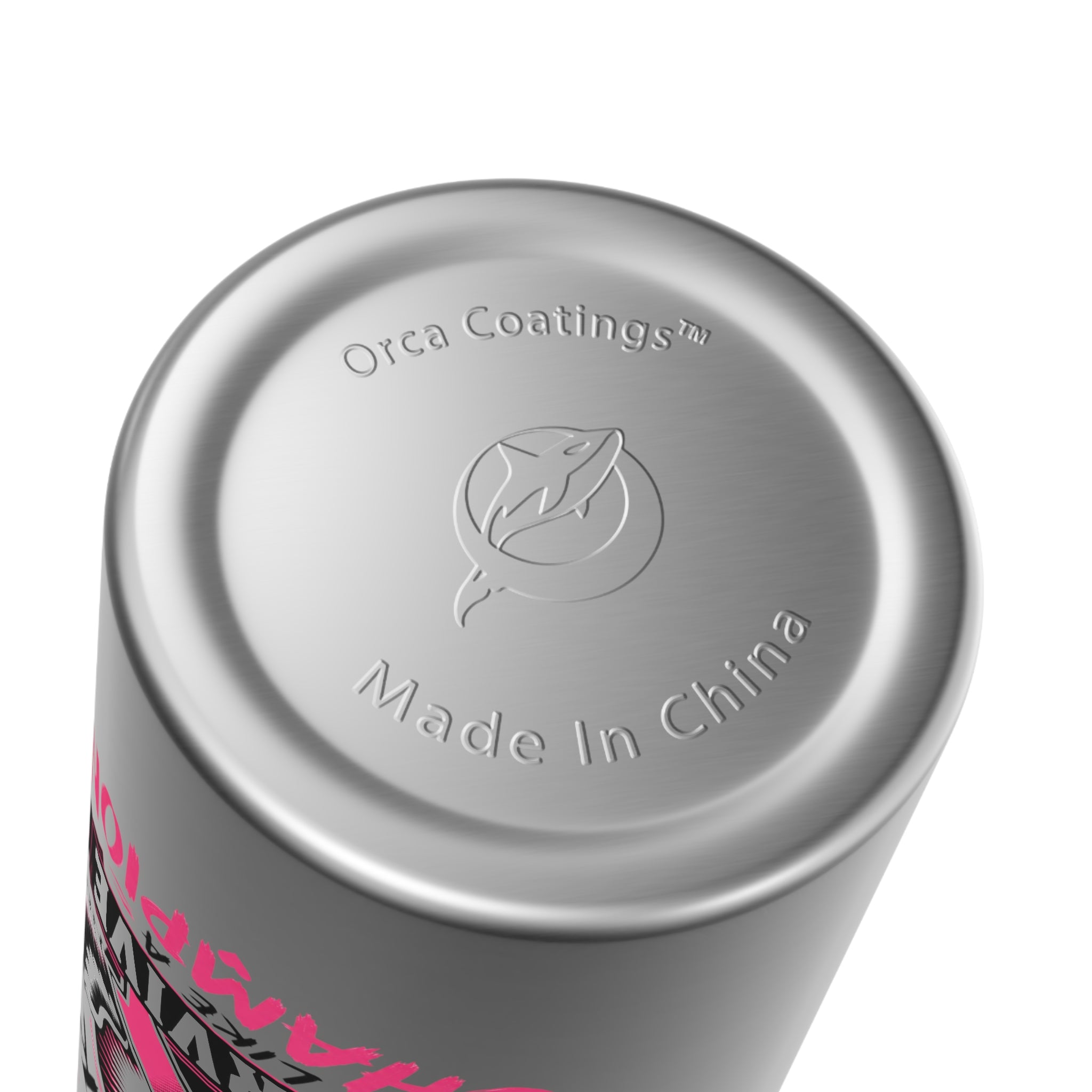 Fight Like a Warrior, Survive Like a Champion Breast Cancer 20oz Stainless Steel Water Bottle With Straw