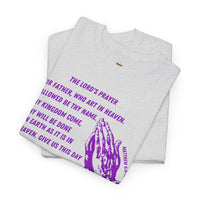The Lord’s Prayer T-Shirt - Purple