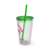 "We Fight Together" 16oz Tumbler with Straw Cup