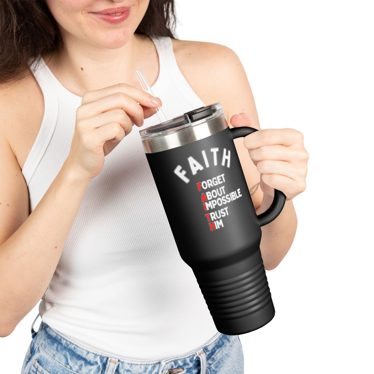 Faith Insulated Travel Mug, 40oz