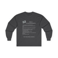 10 Commandments Long Sleeve - White