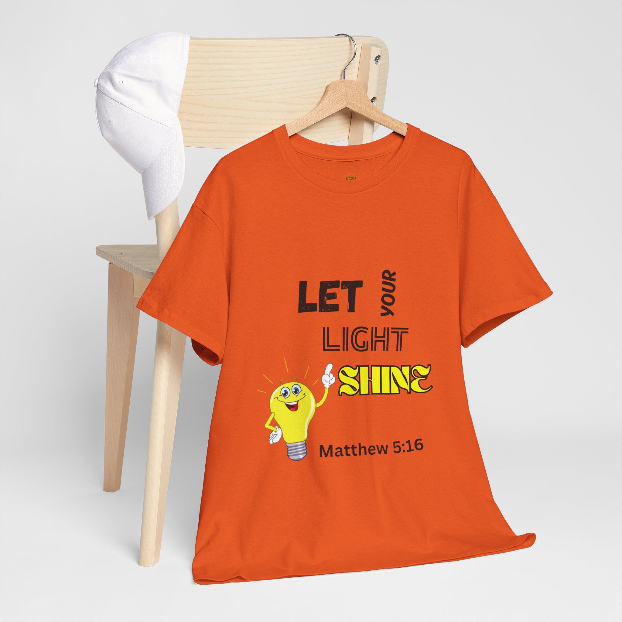 Let Your Light Shine T-Shirt – Matthew 5:16