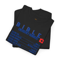 Bible Emergency Numbers Tee - Blue