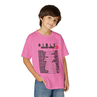 Bible Emergency Numbers Youth T-Shirt — Black