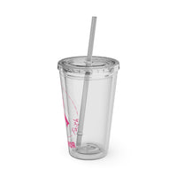 Breast Cancer Survivor 16oz Tumbler with Straw