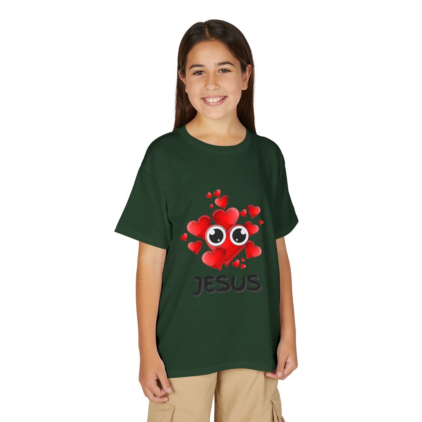 Eye Love Jesus Youth T-shirt - Black