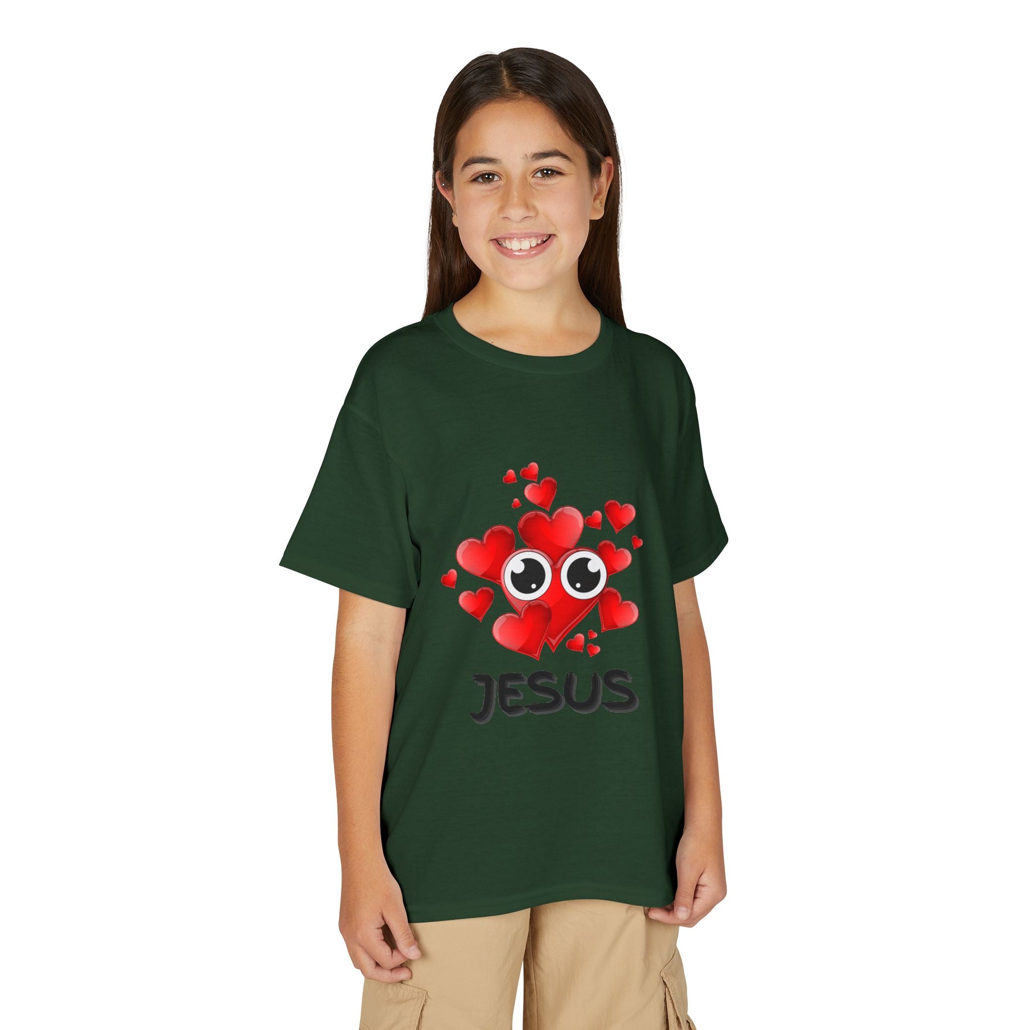 Eye Love Jesus Youth T-shirt - Black