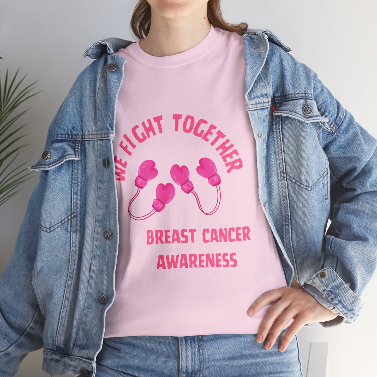 Breast Cancer Awareness Tee — We Fight Together Gloves
