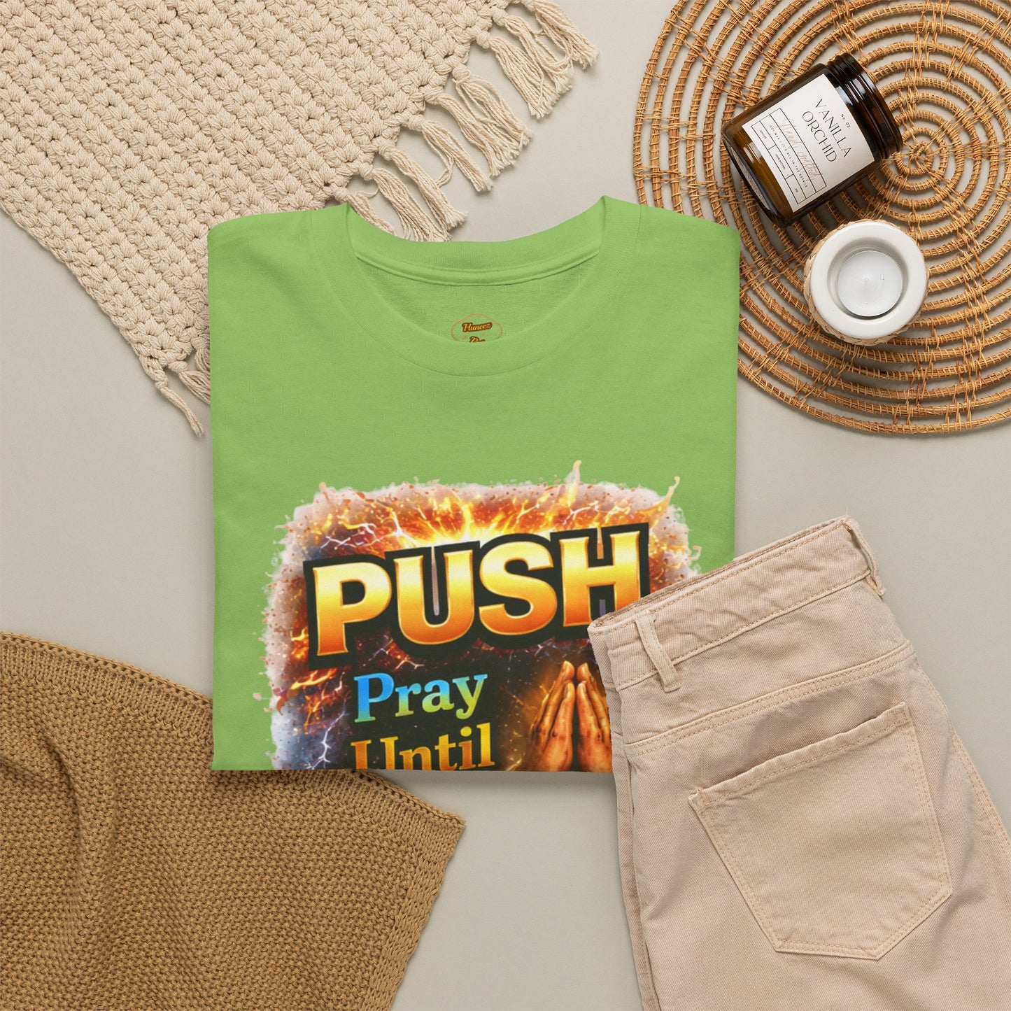 Push: Pray Until Something Happens T-Shirt — Bible 1