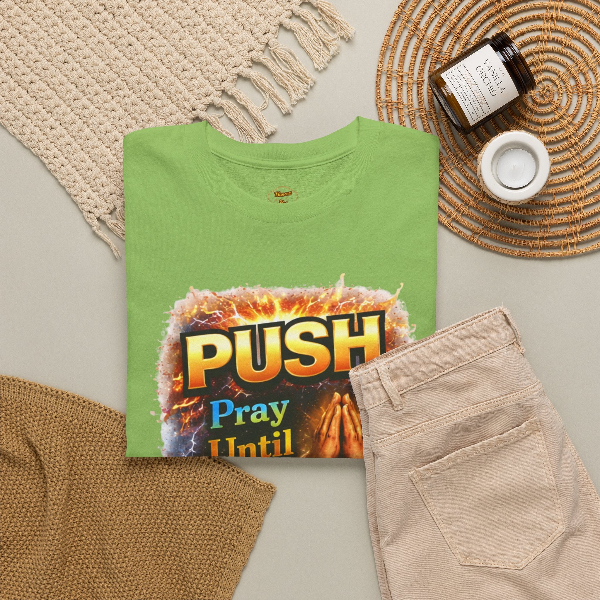 Push: Pray Until Something Happens T-Shirt — Bible 1