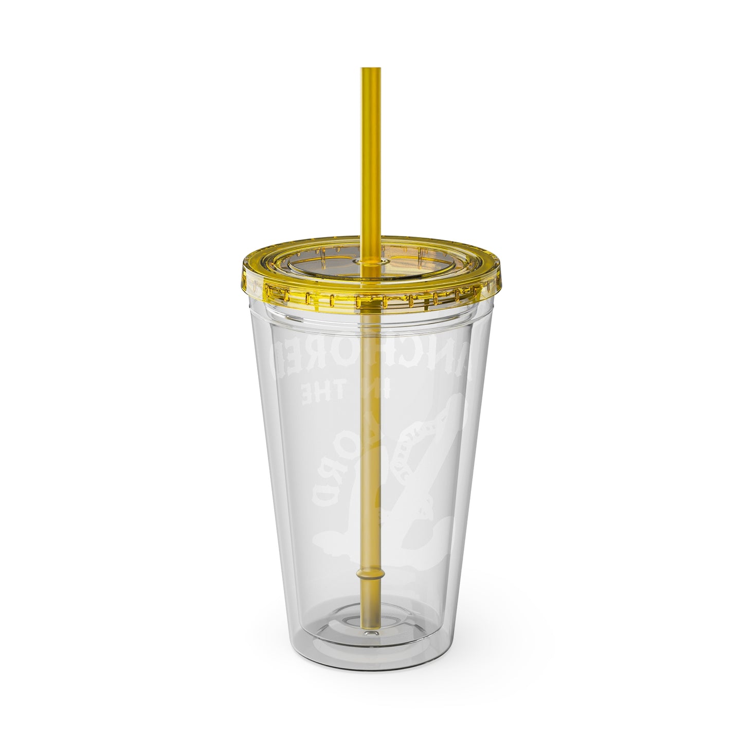 Anchored in the Lord 16oz Tumbler with Straw