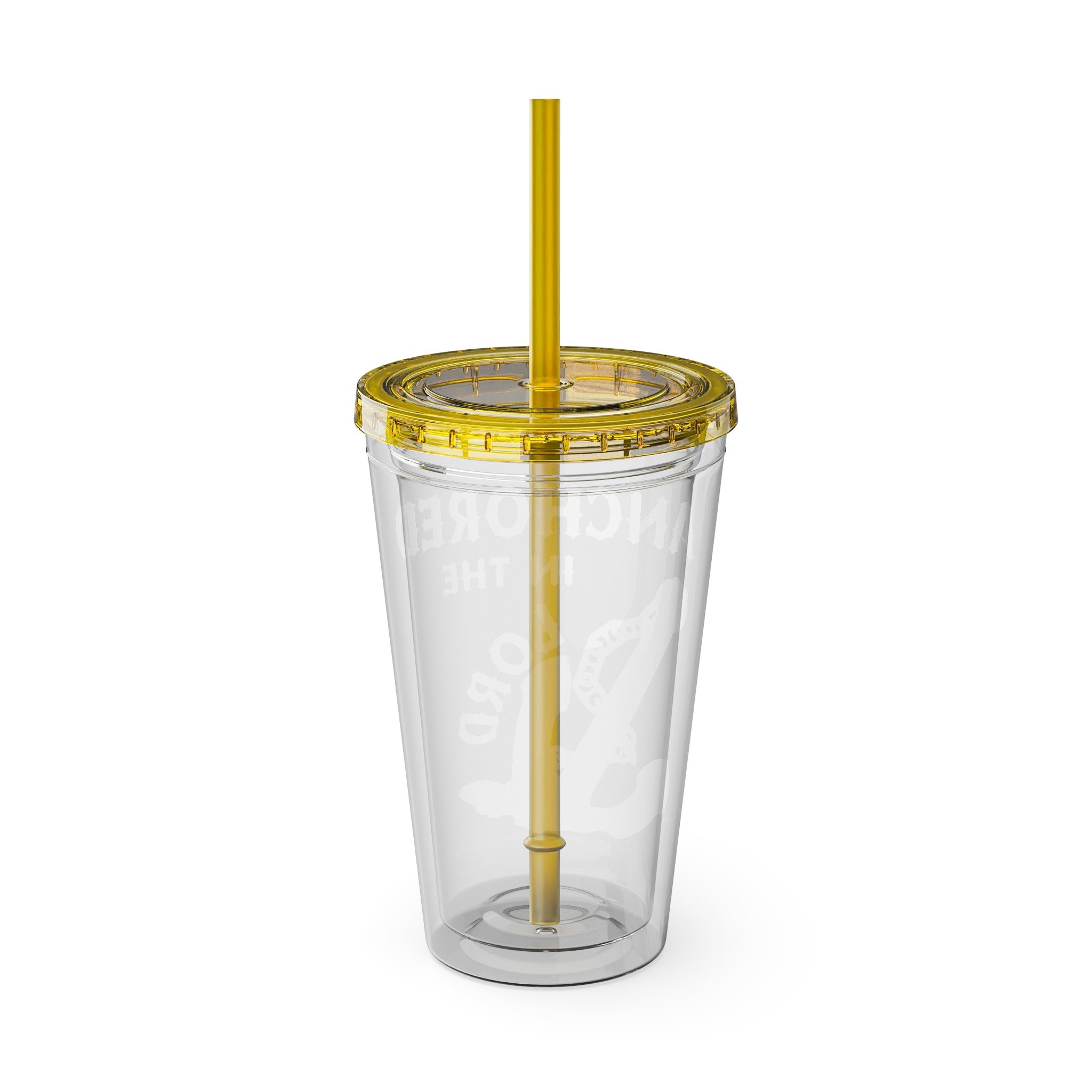 Anchored in the Lord 16oz Tumbler with Straw