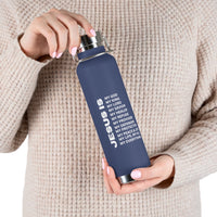 Christian JESUS IS 22oz Insulated Water Bottle - White