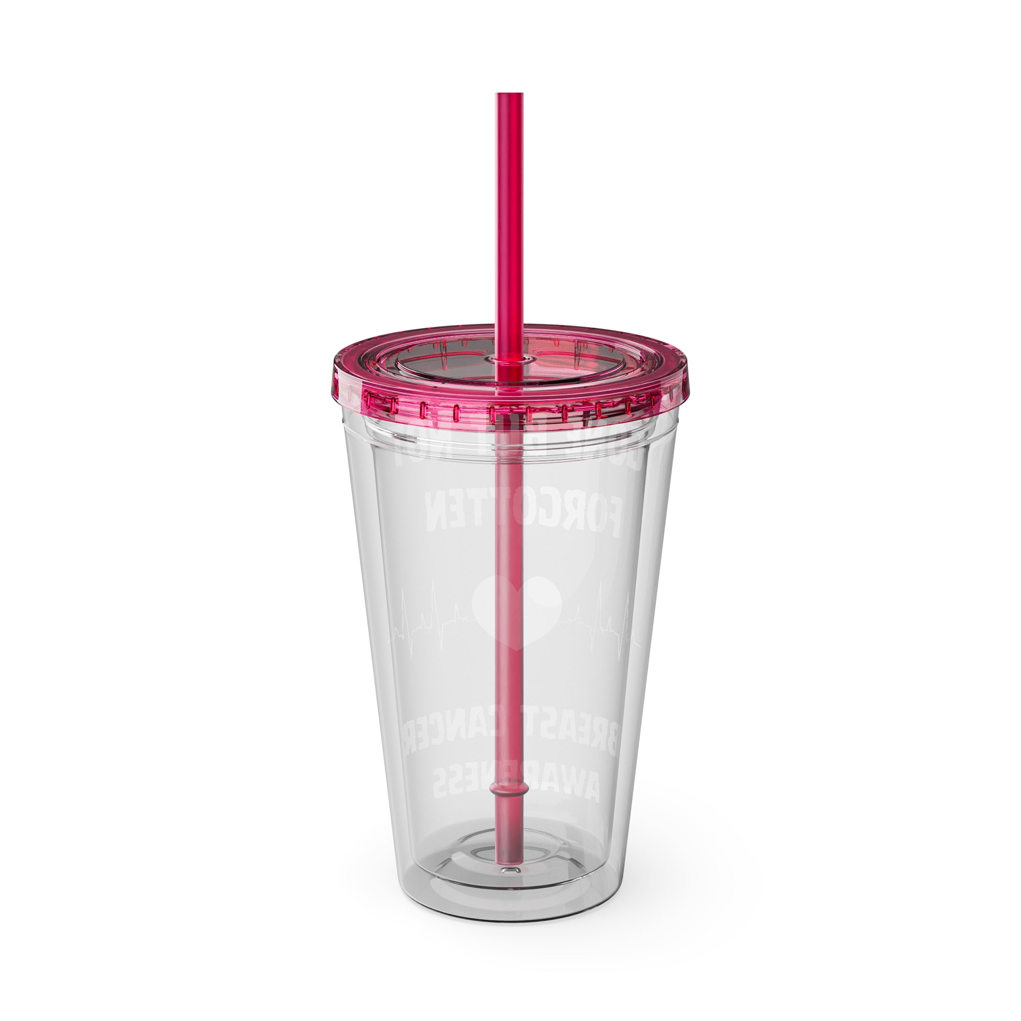 "Gone But Not Forgotten" 16oz Tumbler with Straw Cup