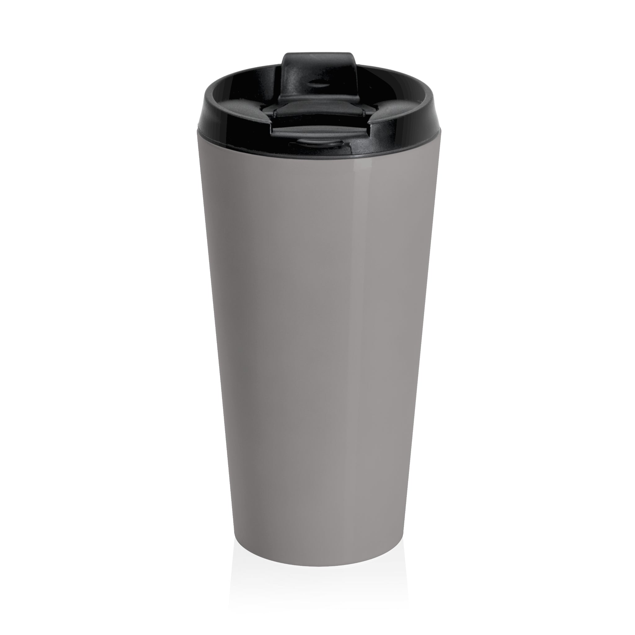 Push: 'Pray Until Something Happens' Stainless Steel Grey Travel Mug - Hands
